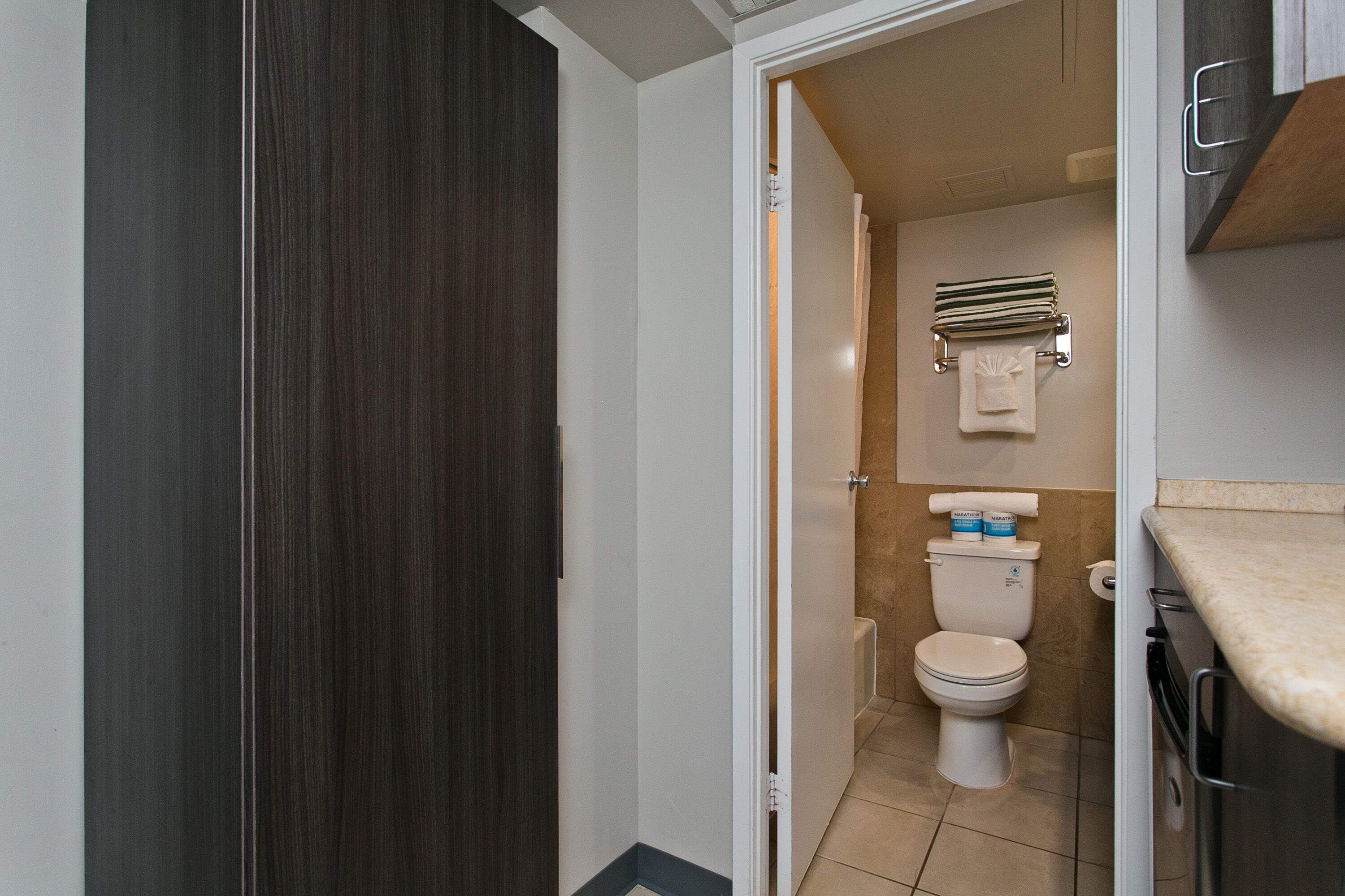 Two comfy Queen beds at The palms Waikiki - Pool & Lanai