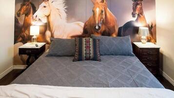 4 間睡房、熨斗/熨衫板、免費 Wi-Fi、床單