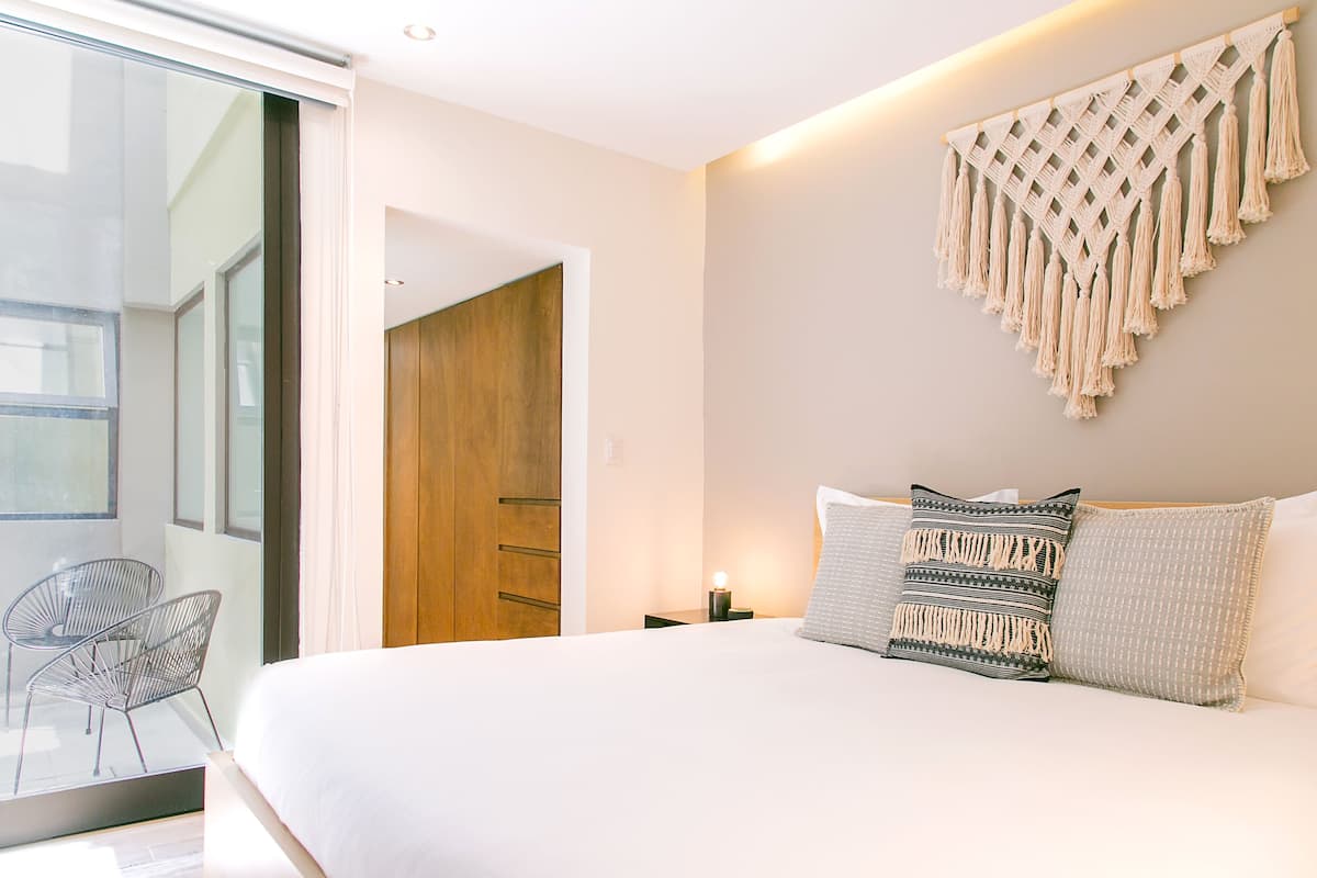 Departamento | 1 habitación, ropa de cama de alta calidad y edredón