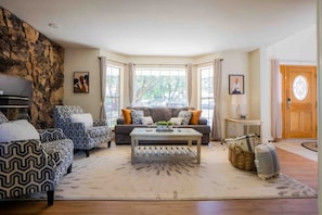 TV, fireplace, Netflix, streaming services