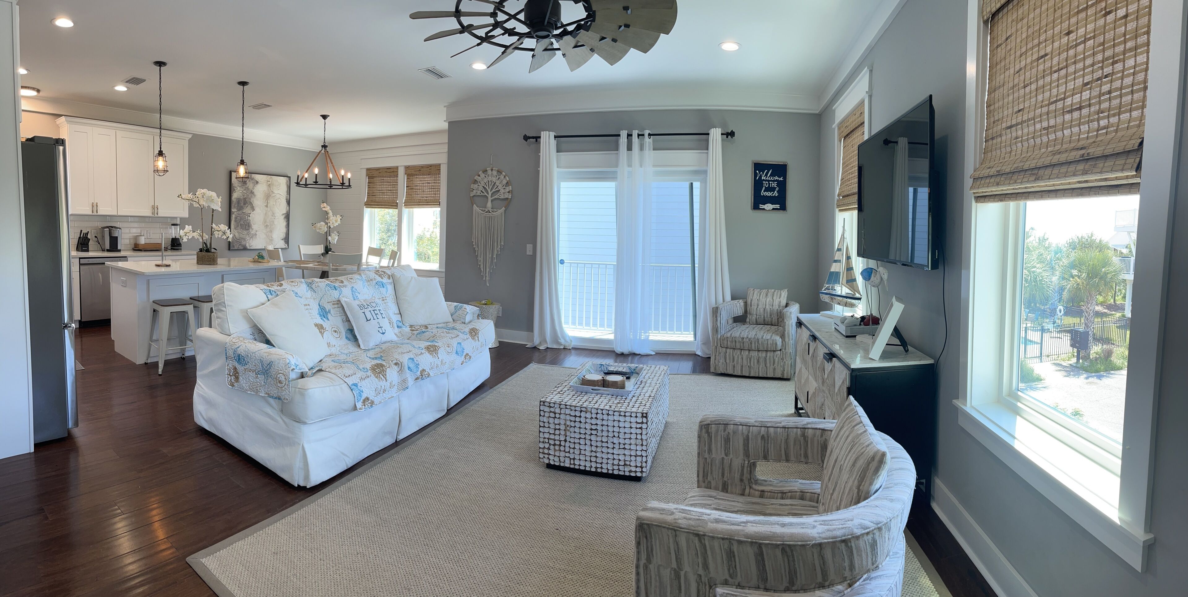 Coastal home with rooftop and community pool