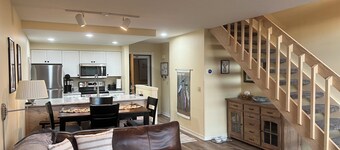 Fantastic view of The Highlands! Comfortable 2-bedroom w/loft condo. Come relax.