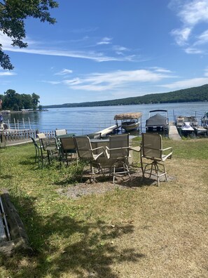 Property grounds - Remodeled beautiful farmhouse with stunning lake view (Honeoye)