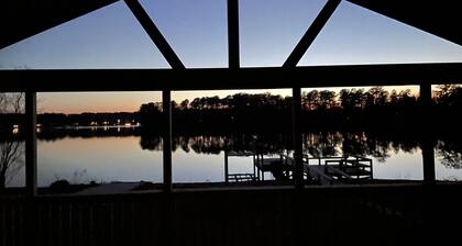 Remodeled home on Lake Murray. Large screen porch overlooks large yard, and dock