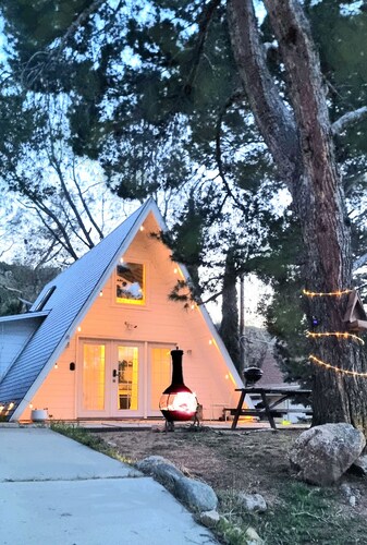 Cozy 1960s A- Frame with Mountain Views