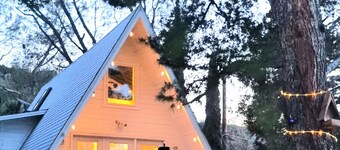 Cozy 1960s A- Frame with Mountain Views
