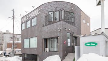 Majoituspaikan julkisivu