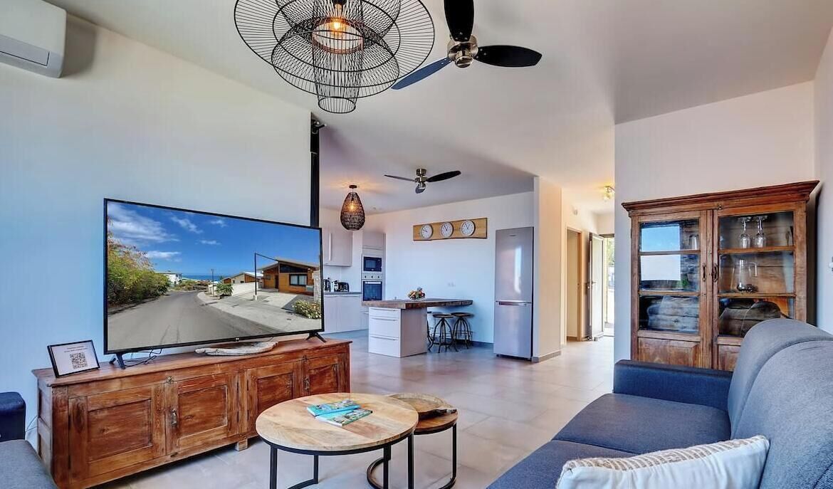 TV, DVD player, books