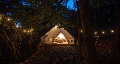 Cozy campsite with creek access!