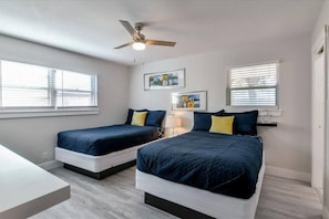 5 bedrooms, iron/ironing board, travel cot, WiFi