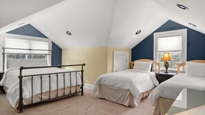 5 chambres, bureau, Wi-Fi, literie fournie