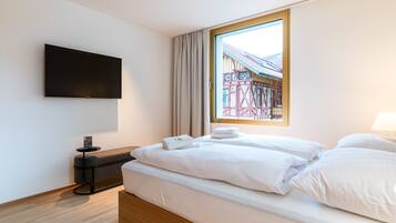 1 Schlafzimmer, hochwertige Bettwaren, Select-Comfort-Betten, Zimmersafe