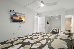 2 bedrooms, iron/ironing board, free WiFi, bed sheets