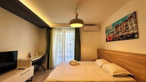 1 habitación, colchones con efecto memoria y escritorio 