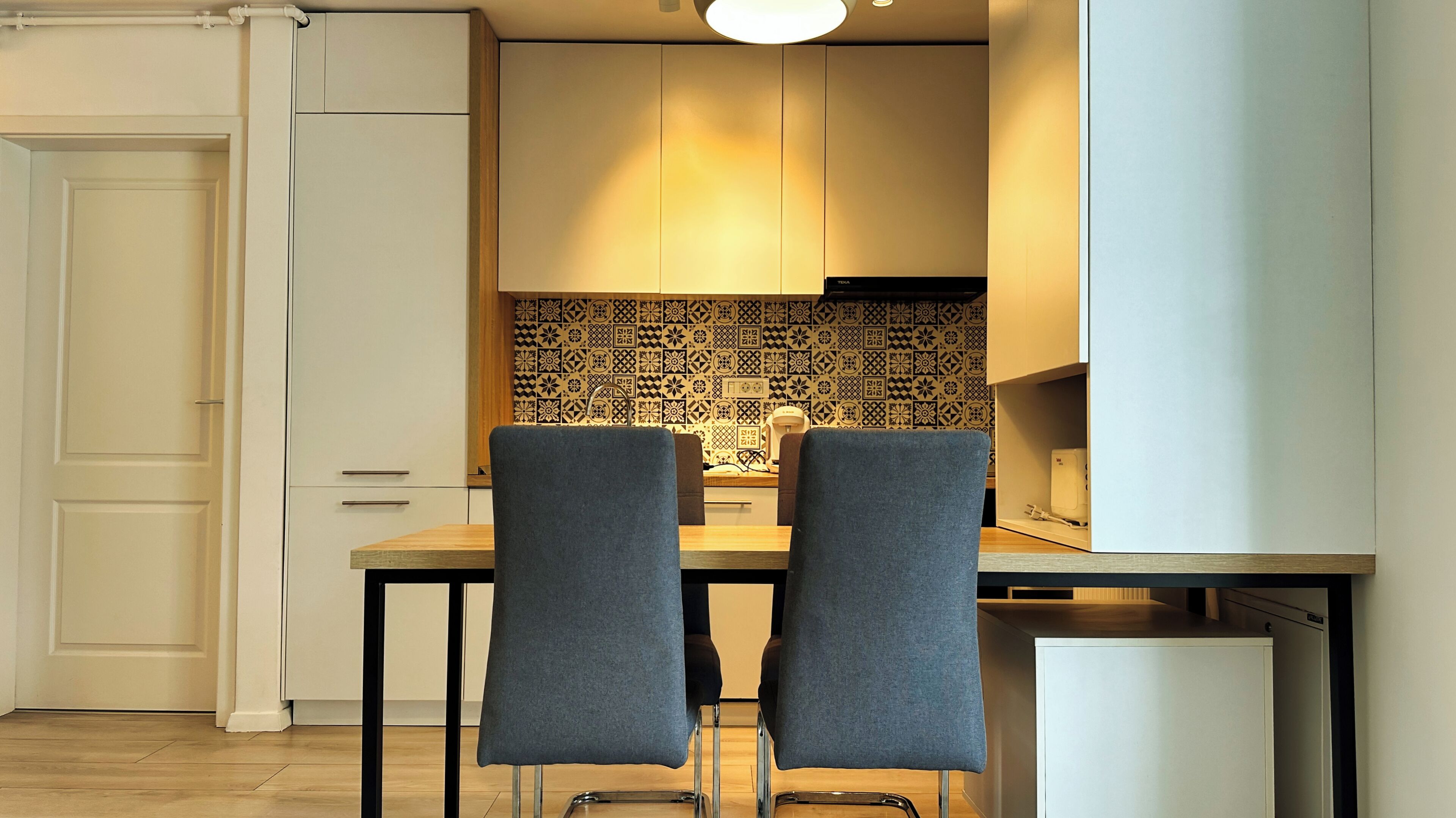 City-Apartment, 1 King-Bett und Schlafsofa, Nichtraucher, Küche | Eigene Küche | Großer Kühlschrank, Ofen, Herdplatte, Geschirrspüler