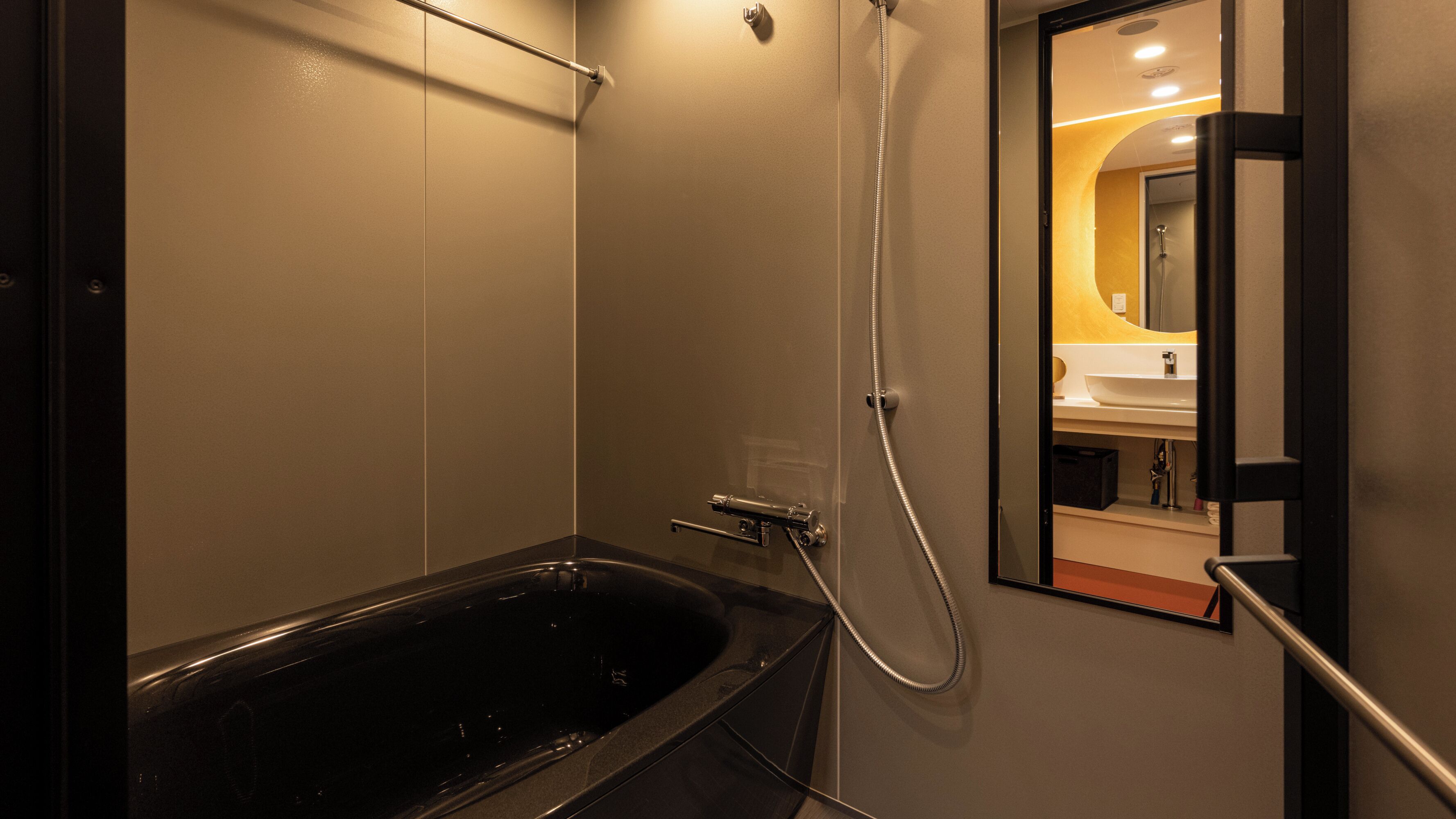 Bathroom | Separate bathtub and shower, deep-soaking bathtub, hair dryer