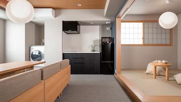 Two-Bedroom Japanese Suite | Down comforters, in-room safe, individually decorated