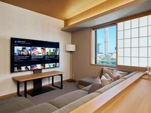 Two-Bedroom Suite with Living Room Sofa, Non Smoking | Down comforters, in-room safe, desk, iron/ironing board
