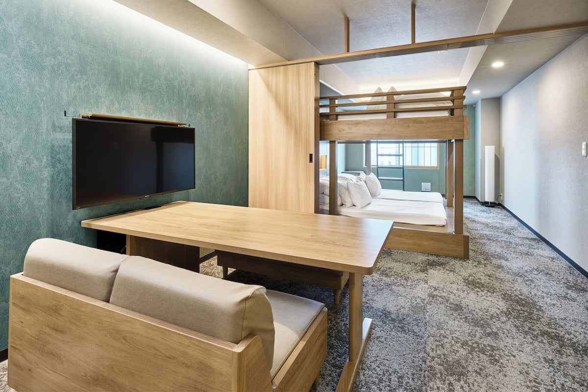 Apartment, 1 Schlafzimmer, Nichtraucher (Loft Bed) | Daunenbettdecken, Zimmersafe, Schreibtisch