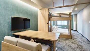 Căn hộ, 1 phòng ngủ, không hút thuốc (Loft Bed) | 2 phòng ngủ, chăn bông, két bảo mật tại phòng, bàn
