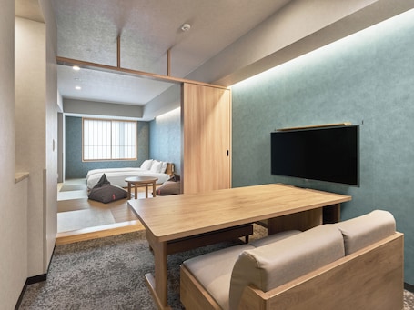 One-Bedroom Japanese Apartment Non-smoking | Down comforters, in-room safe, desk, laptop workspace. MIMARU Tokyo Ikebukuro