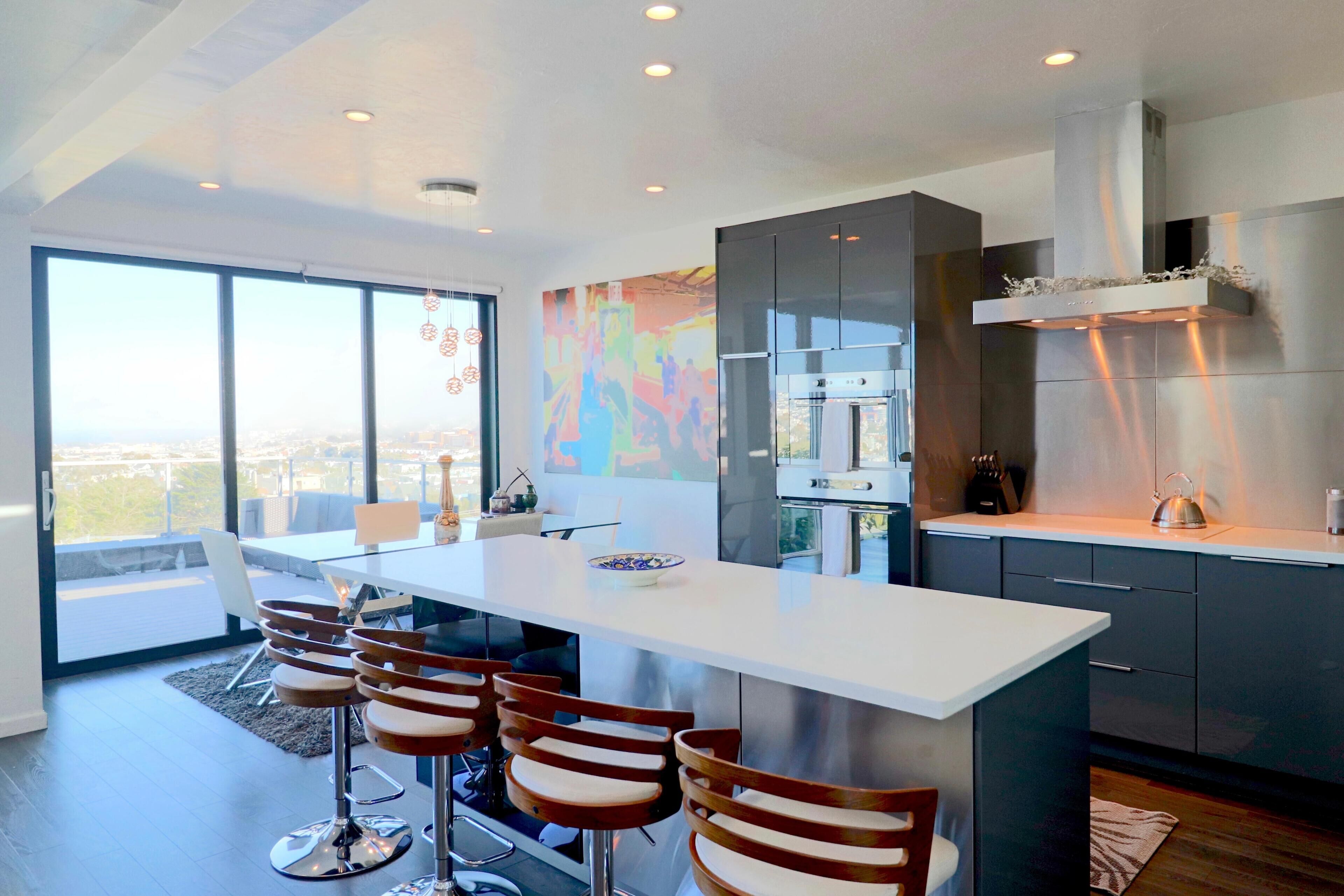 Spacious, sunny house is located on top of the hill in posh Fairmont Heights