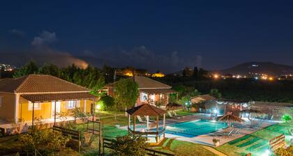 4 villas in a green vineyard