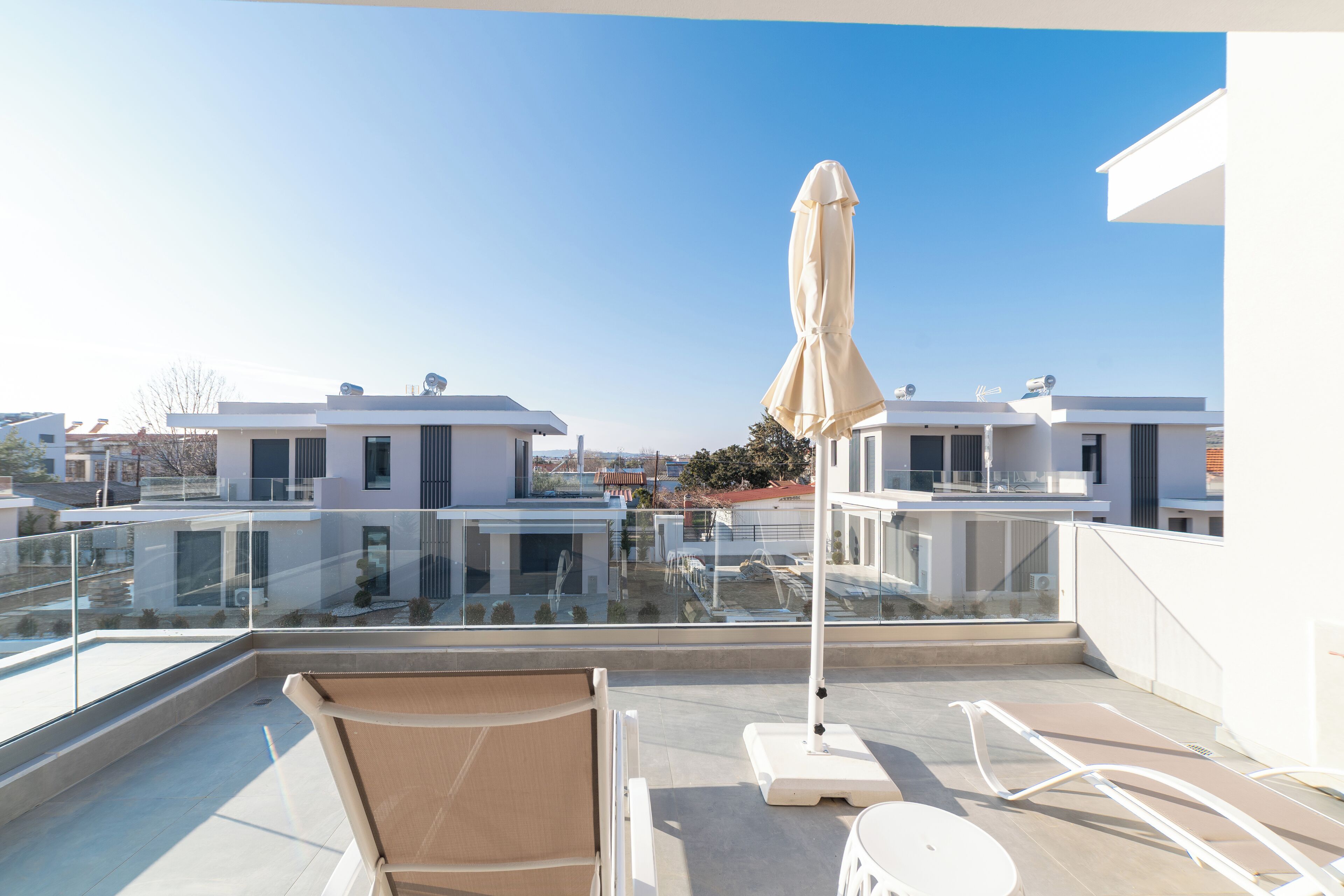 Dúplex Deluxe, 2 habitaciones, vistas al jardín | Terraza o patio