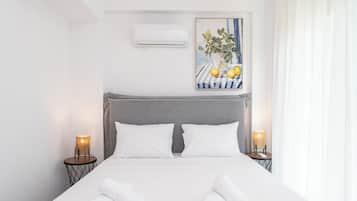 Deluxe-Maisonette, eigener Pool | Hochwertige Bettwaren, Select-Comfort-Betten, individuell dekoriert