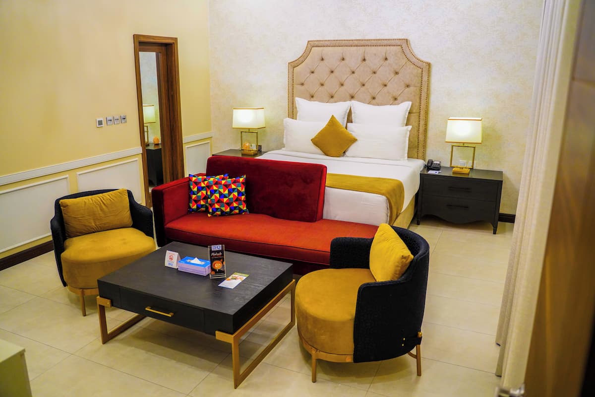 1 habitación, ropa de cama de alta calidad y minibar