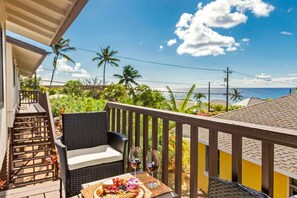Terrace/patio - Malia Makai - G - Starfish - A/C - Beautiful Views (Koloa)