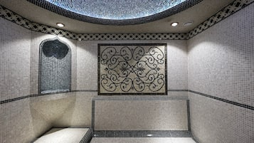 Sauna, baño turco, tratamientos corporales, aromaterapia