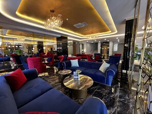 Sitteområde i lobbyen