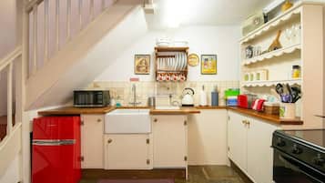 Cottage, 1 Tempat Tidur Queen | 1 kamar tidur, Wi-Fi gratis, dan seprai linen