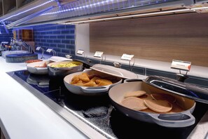 Daily buffet breakfast for a fee
