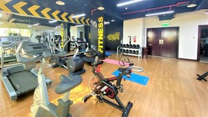 Gym - Deluxe 1-bed Apartment With Balcony and Twin Bed (Dubai)