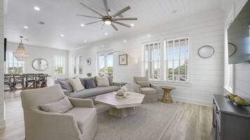 House, Multiple Beds | Living area