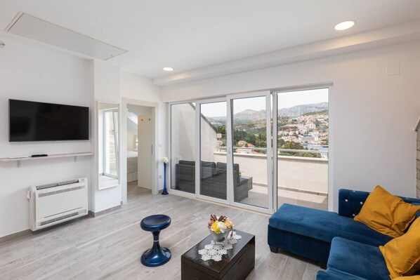 Apartment (Two Bedroom apartment with Balcony) | Living room | TV