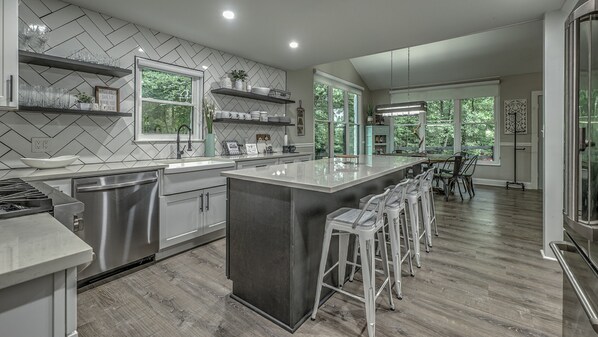 House, 3 Bedrooms | Private kitchen - Boardtown Farms by Escape to Blue Ridge (Ellijay)