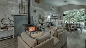 Fireplace - Boardtown Farms by Escape to Blue Ridge (Ellijay)