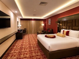Quarto luxo, 1 cama King, vista para o vale | Frigobar, cofres nos quartos, escrivaninha