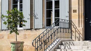 Voorkant van accommodatie