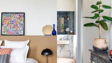 Premium tweepersoonskamer, 1 kingsize bed | Pillowtop-bedden, verduisterende gordijnen, geluiddichte muren