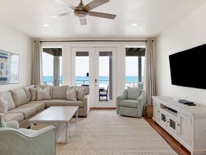 TV - Gulf Shores Beachfront Home | Just Steps to the Sand | Perfect for Large Groups (Gulf Shores)