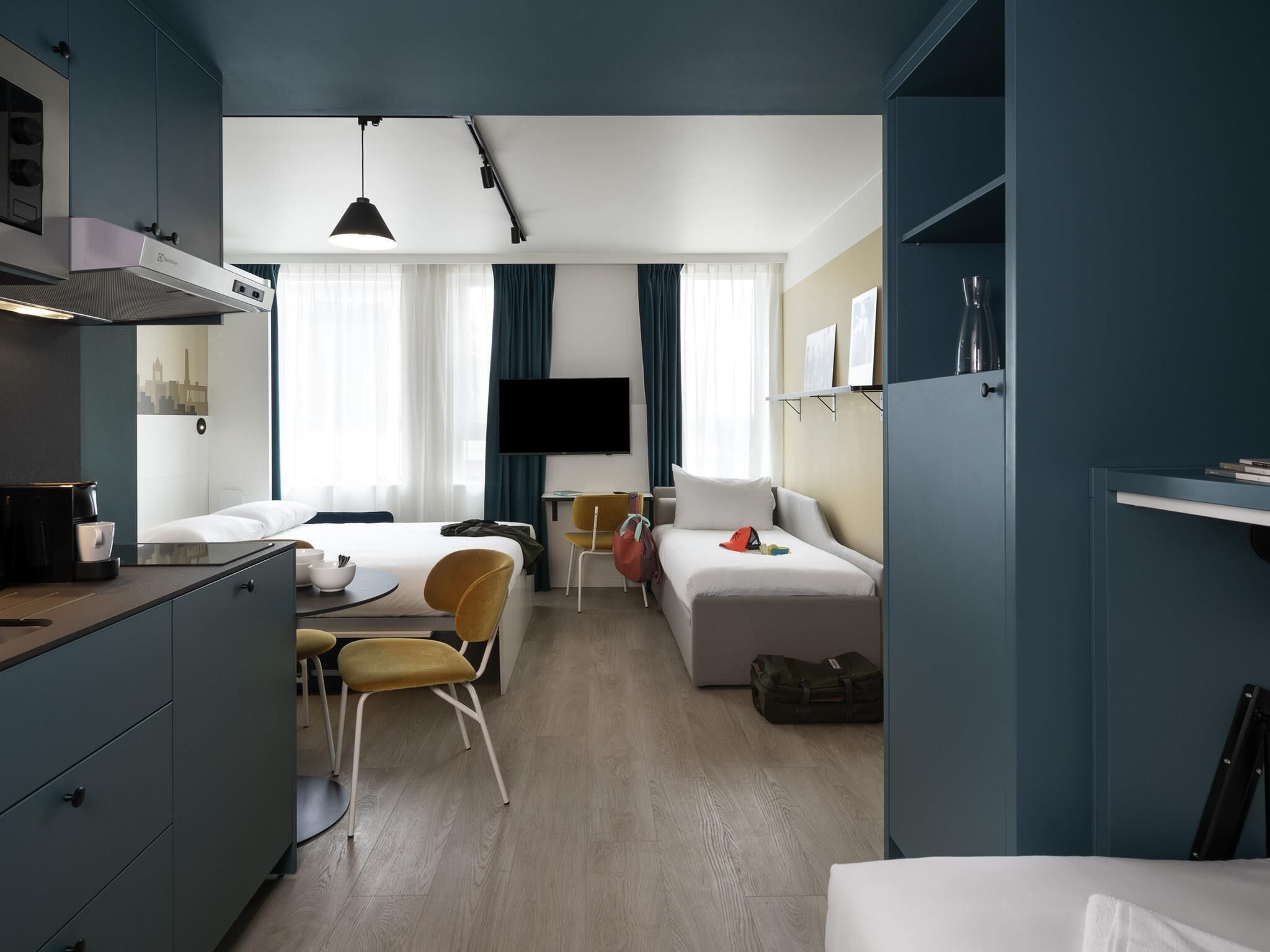 Studio, Multiple Beds | In-room safe, desk, laptop workspace, blackout drapes