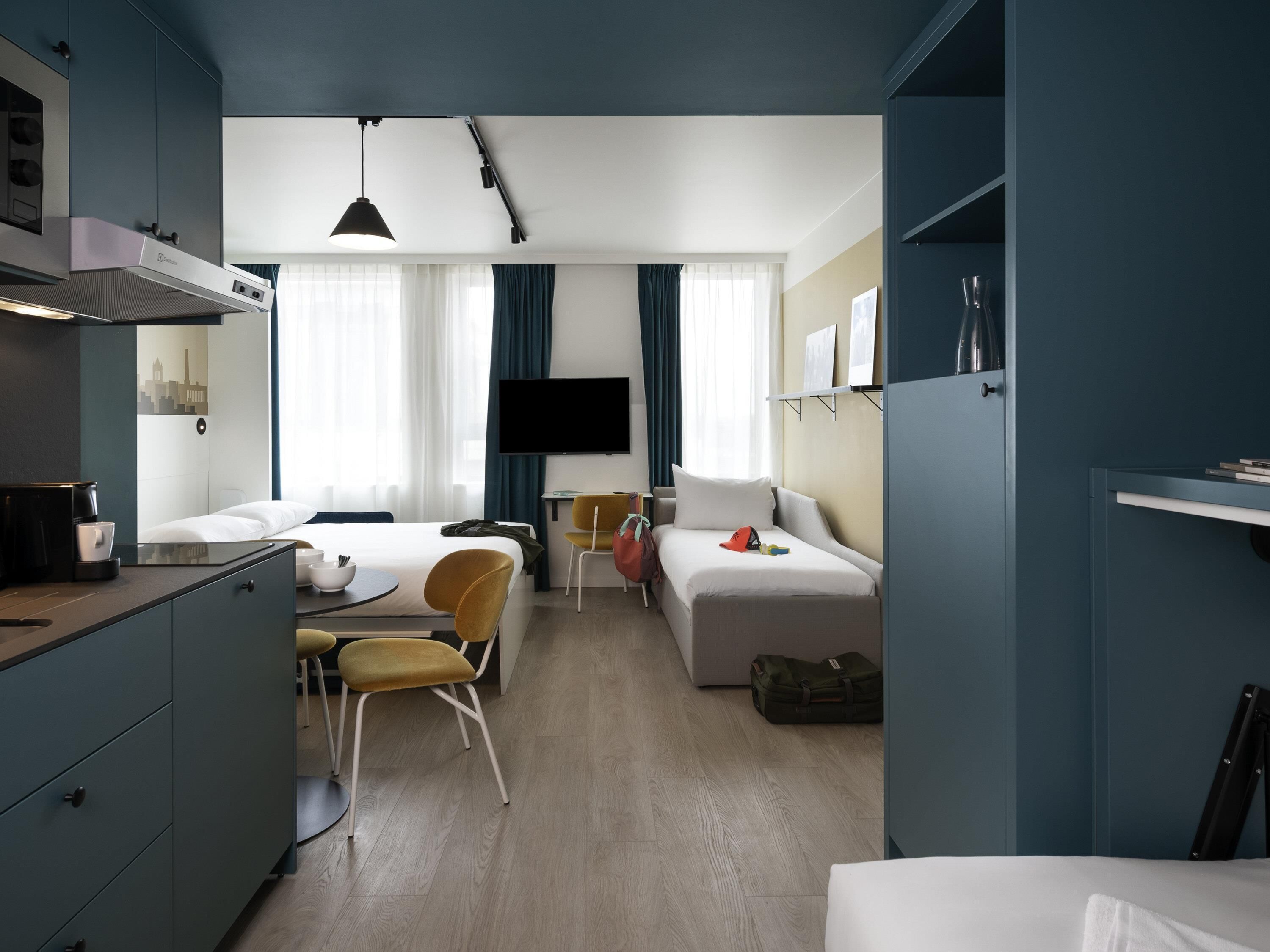 Studio, Multiple Beds | In-room safe, desk, laptop workspace, blackout drapes