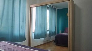 1 makuuhuone, silitysrauta/-lauta, vauvan matkasänky, ilmainen Wi-Fi