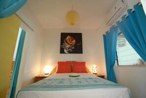 2 bedrooms, in-room safe, iron/ironing board, WiFi