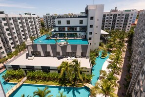 Executive Suite, 2 Bedrooms, Pool View, Poolside | View from room - Pool Views De Luxe at Arcadia Beach Resort (Pattaya)