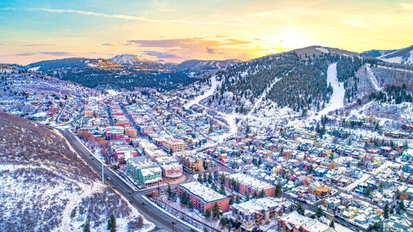 Aerial view - KBM Resorts | Private Home | Walk to Park City Mountain, Shuttle to Main St, Pri Hot tub! PEA-1260 (Park City)